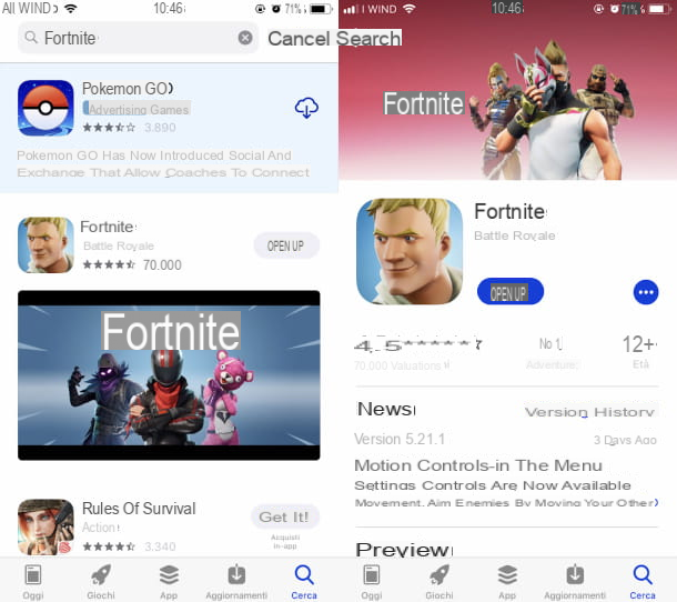 Cómo instalar Fortnite en iPhone