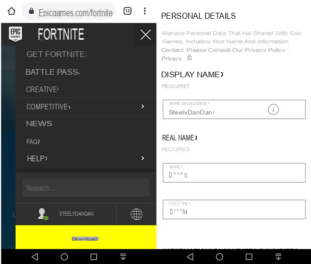 Comment changer de nom sur Fortnite Nintendo Switch