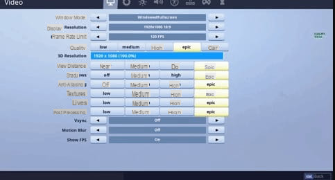 Comment augmenter les FPS sur Fortnite PS4