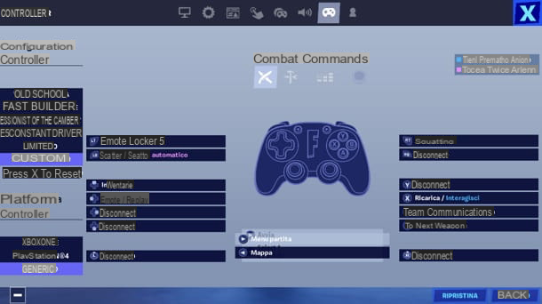 How to change the commands on Fortnite mobile