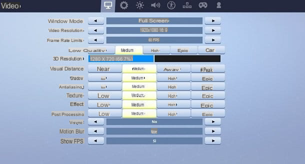 Meilleurs paramètres Fortnite