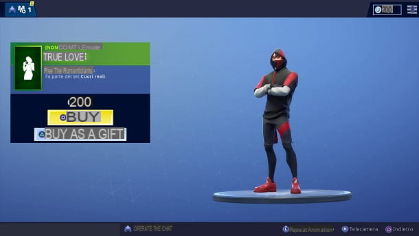 Como presentear skins no Fortnite PS4