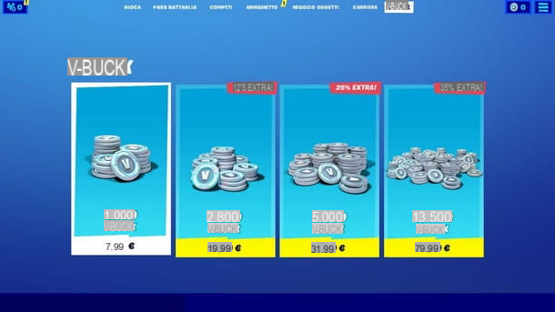 Como fazer compras no Fortnite Nintendo Switch