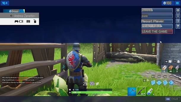 Comment jouer à Fortnite avec la souris et le clavier