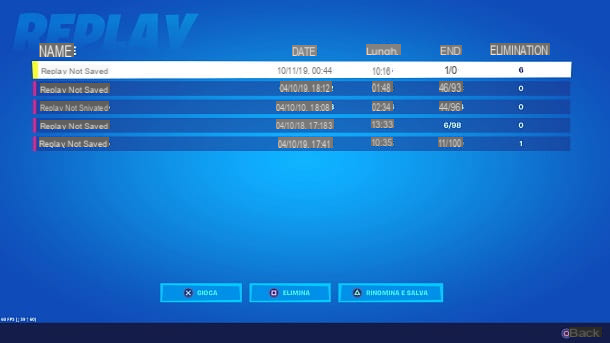 Cómo ver repeticiones en Fortnite