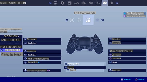 Comment changer les commandes sur Fortnite PS4